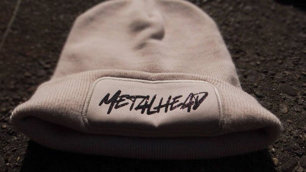 "Metalhead" Beanie beige