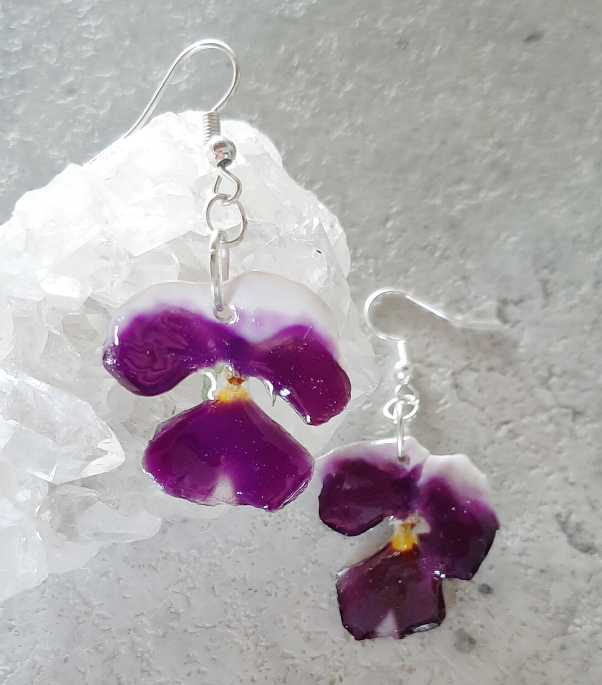 9) viooltjes wit/paars €25,00 