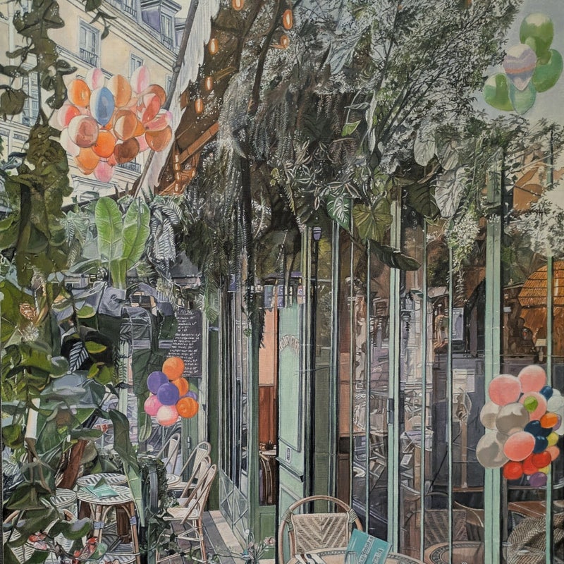 L'imprevu II, oil on linen, 81x60cm, 2025