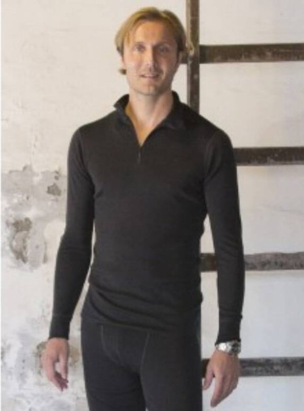 Herenshirt thermo merinowol