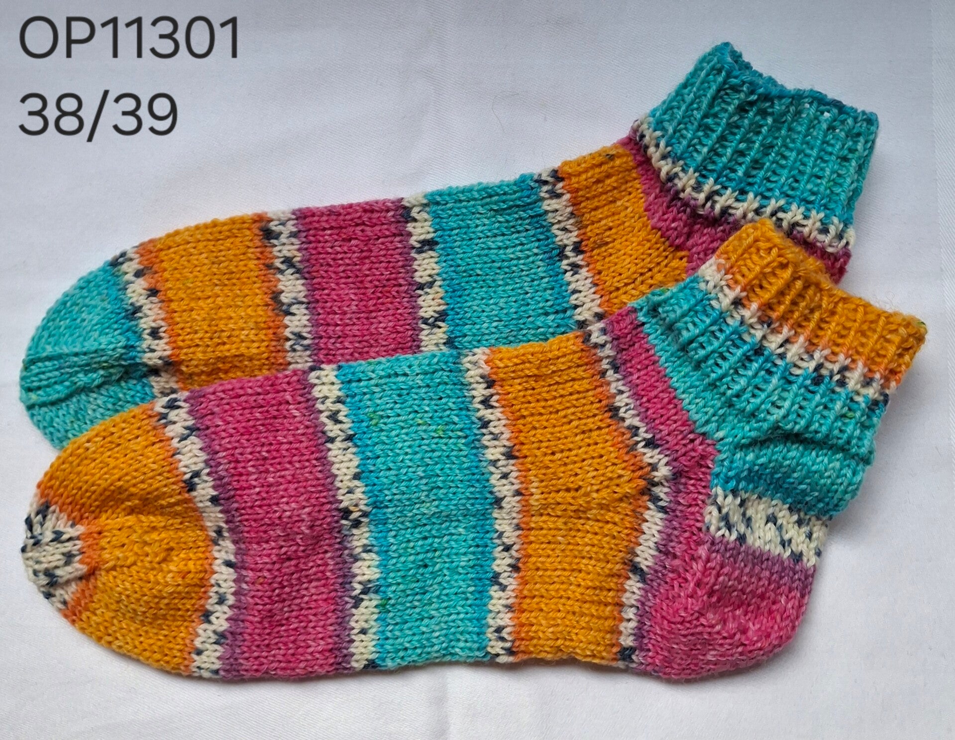 Handgebreide sokken maat 38/39