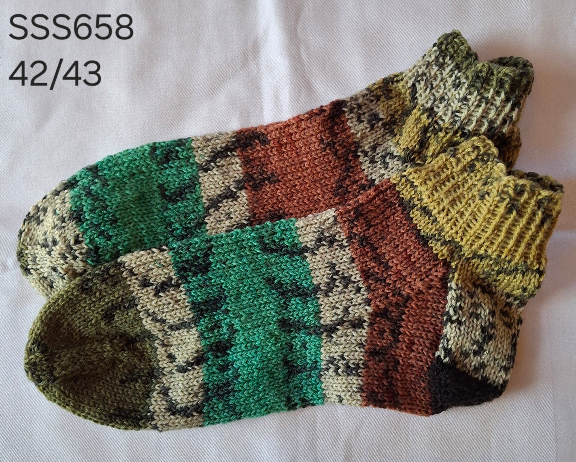 Handgebreide sokken maat 42/43