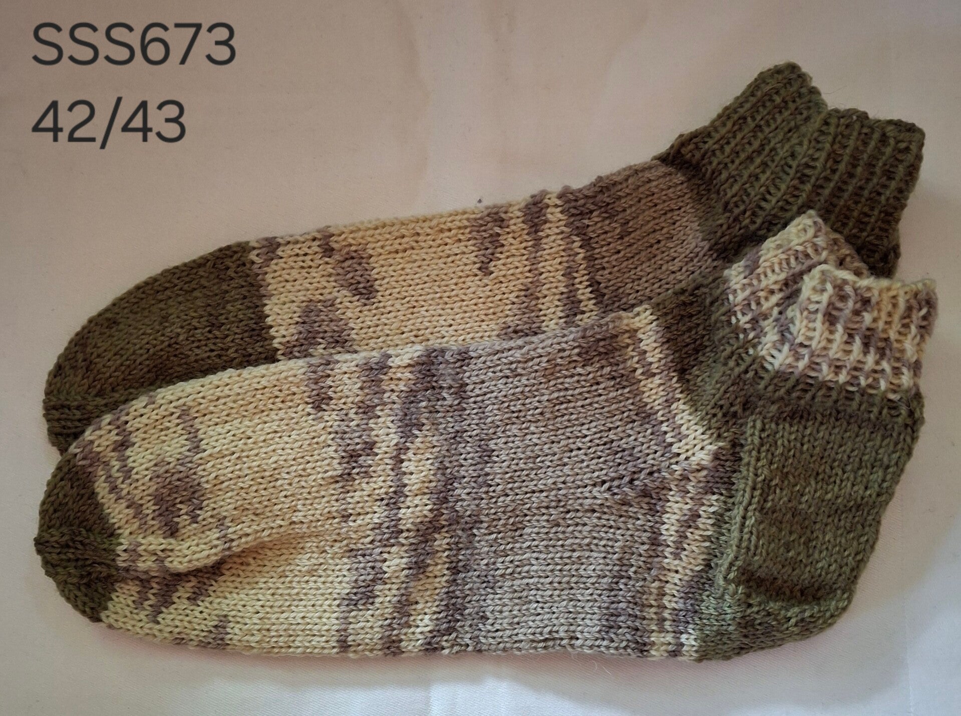 Handgebreide sokken maat 42/43