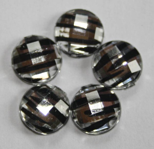 Glitter Diamonds Zebra 10 mm