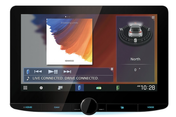 Kenwood DMX-9720XDS 2DIN Car Audio System with 10.1" Touch Screen