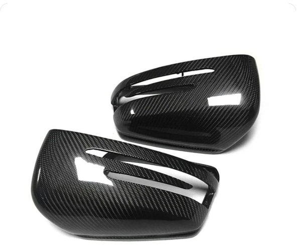 Carbon Fiber Mirror Caps W204