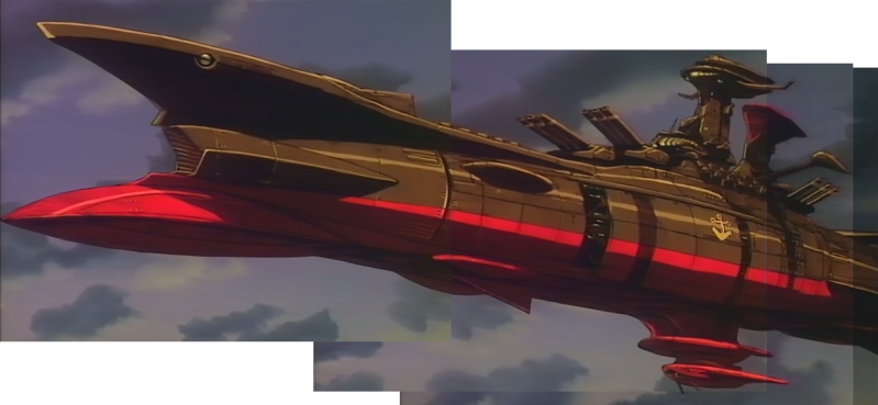 Syd Mead’s 17th Yamato, Anime, Spaceships, Space Opera, TNG