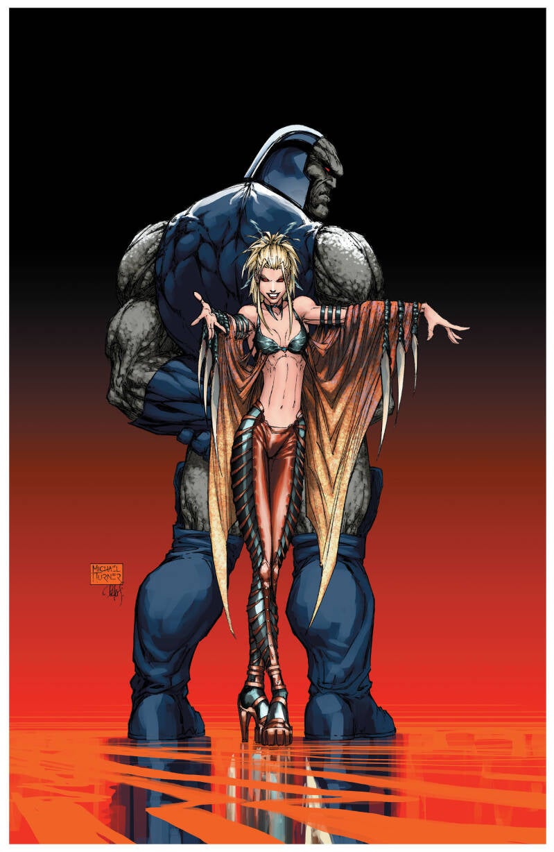 Darkseid and Kara Zor-El
