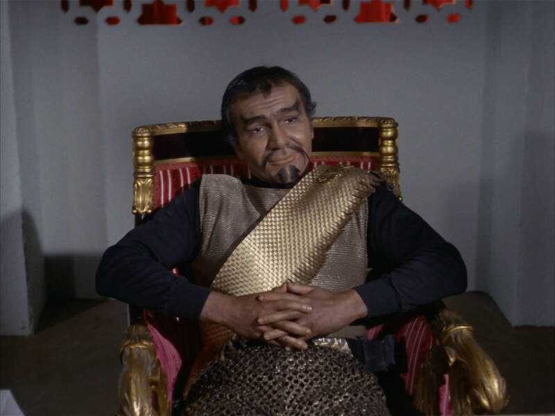 Comman der Kor, John Colicos, BSG, Star Trek, TOS,  Count Baltar