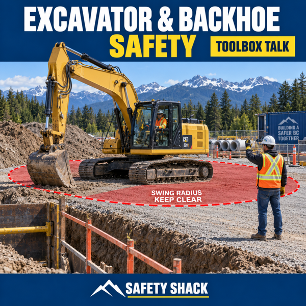 Excavator and Backhoe Safety