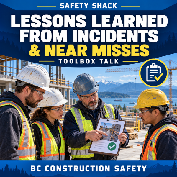 Lessons Learned from Incidents and Near Misses