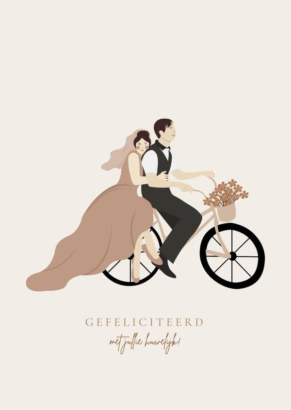 Kaart - huwelijksfiets