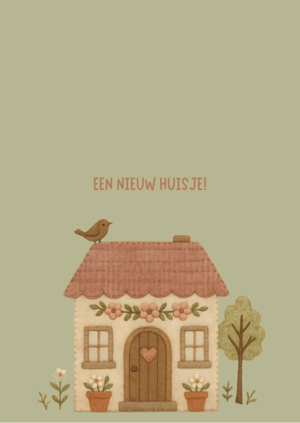 Kaart - een nieuw huisje