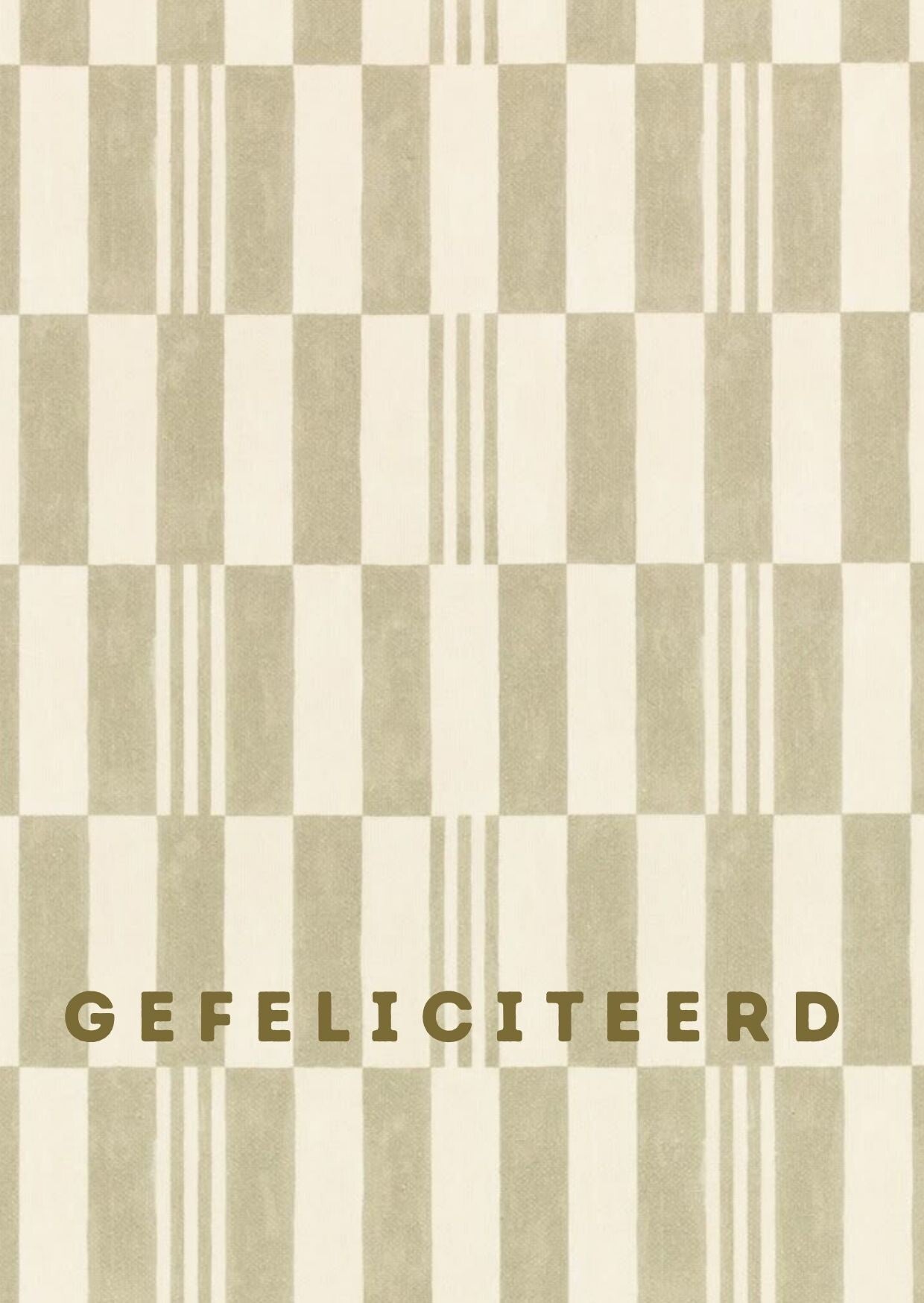 Kaart - gefeliciteerd