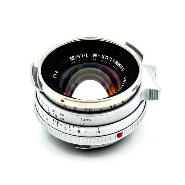Leica Summilux 35 f1.4 silver 'steel rim'