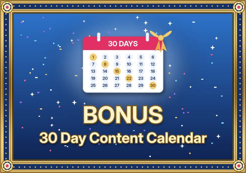 Ready-to-post 30 day content calendar for travel agents: ready-to-post social media content for every day of the month