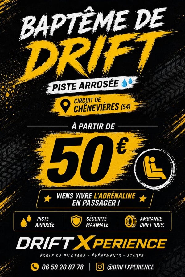 Baptême de drift CHENEVIERES