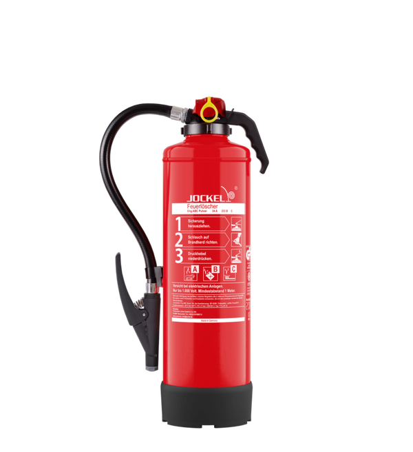 Jockel Pulver-Feuerlöscher, 6 kg ABC - Aufladelöscher. VKF-zertifiziert!