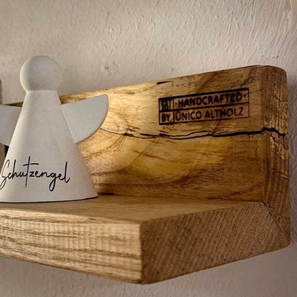 Bilderleiste aus Holz – moderne Bilderleiste aus Esche, handgefertigt