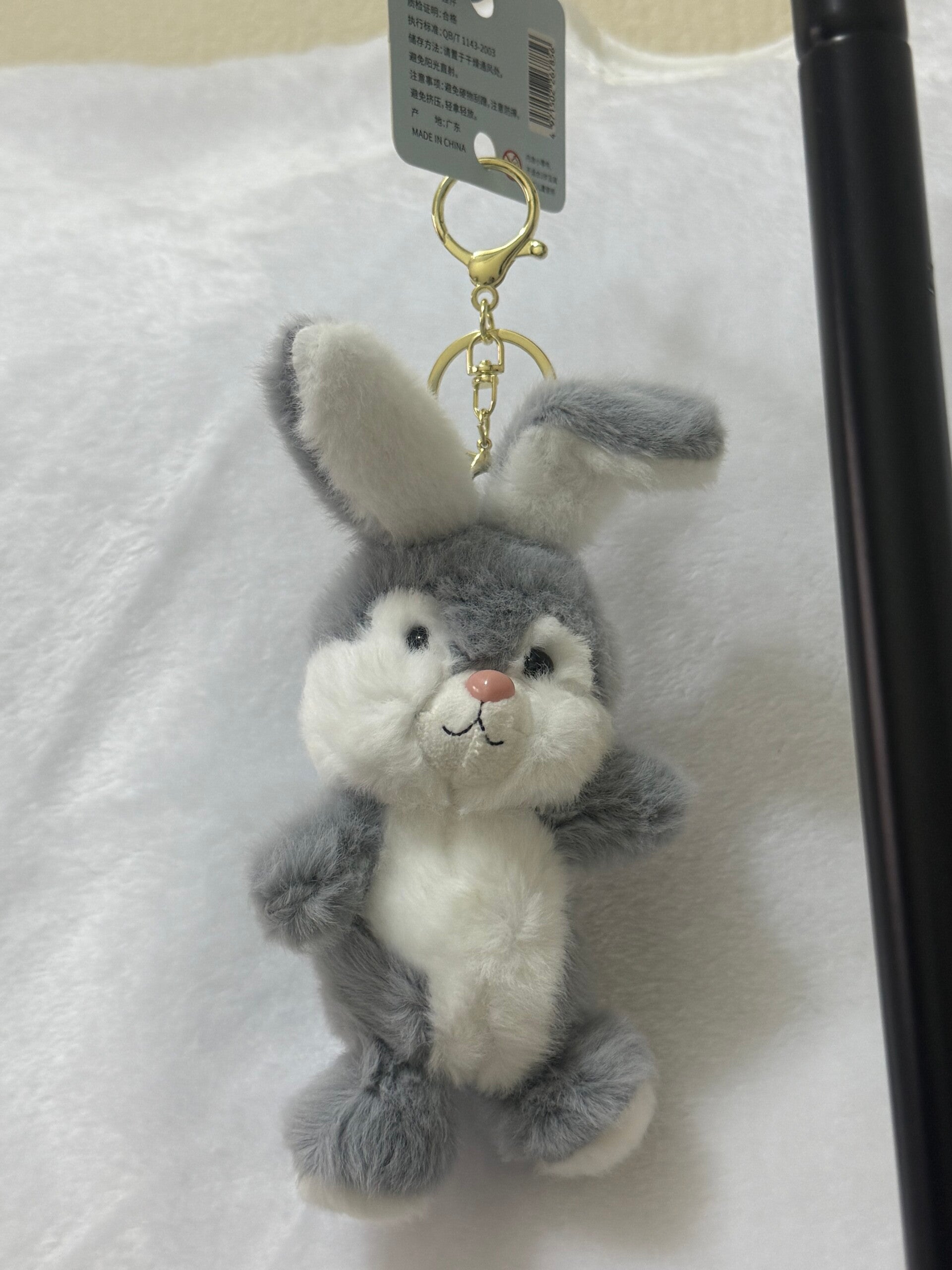 RABBIT TEDDY KEYCHAIN