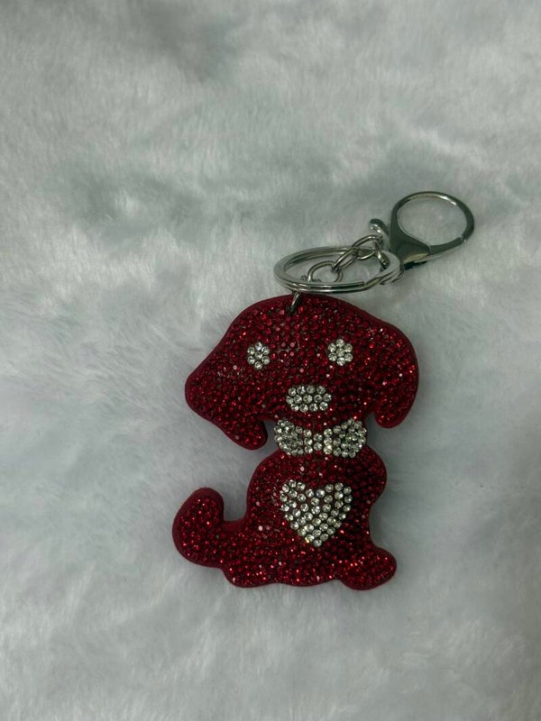 DOG HEART THEME KEY CHAIN