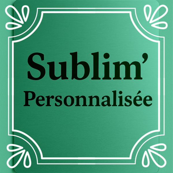 Plaque personalisée