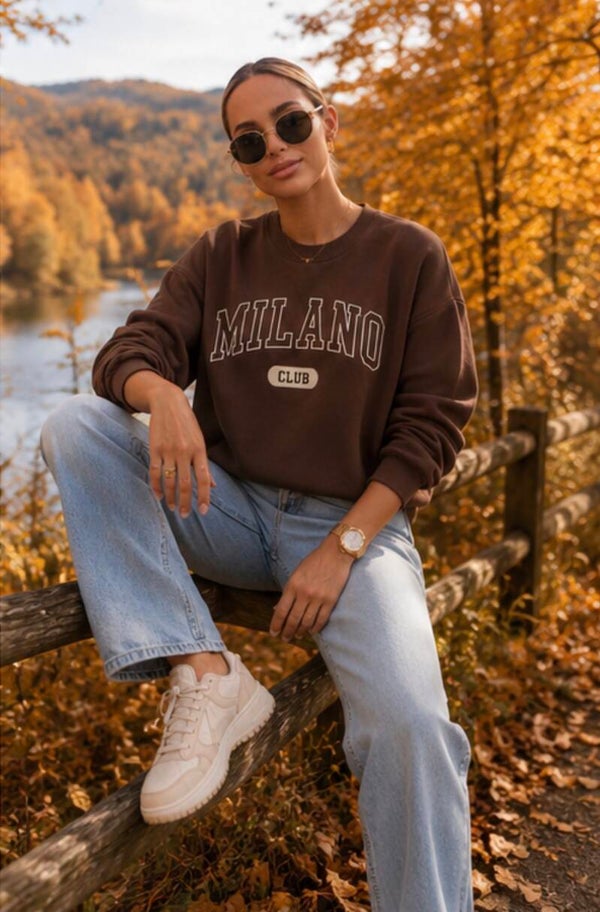 Pull Milano couleur chocolat