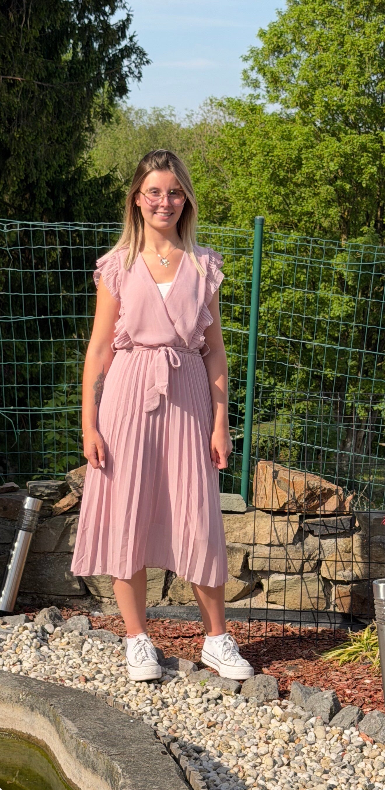 Robe plissé