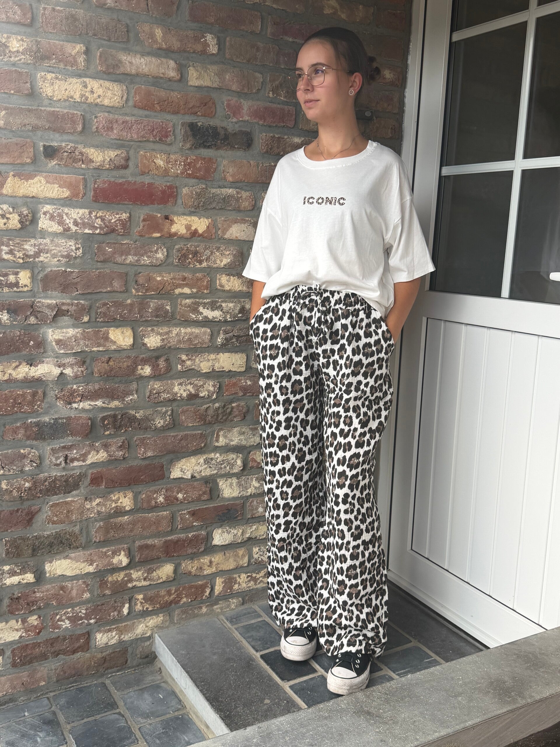 Pantalon léopard