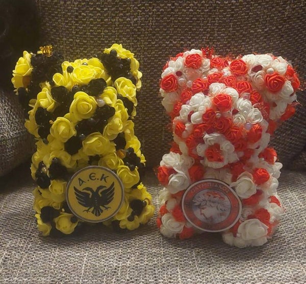 Bär mit den Vereins Farben