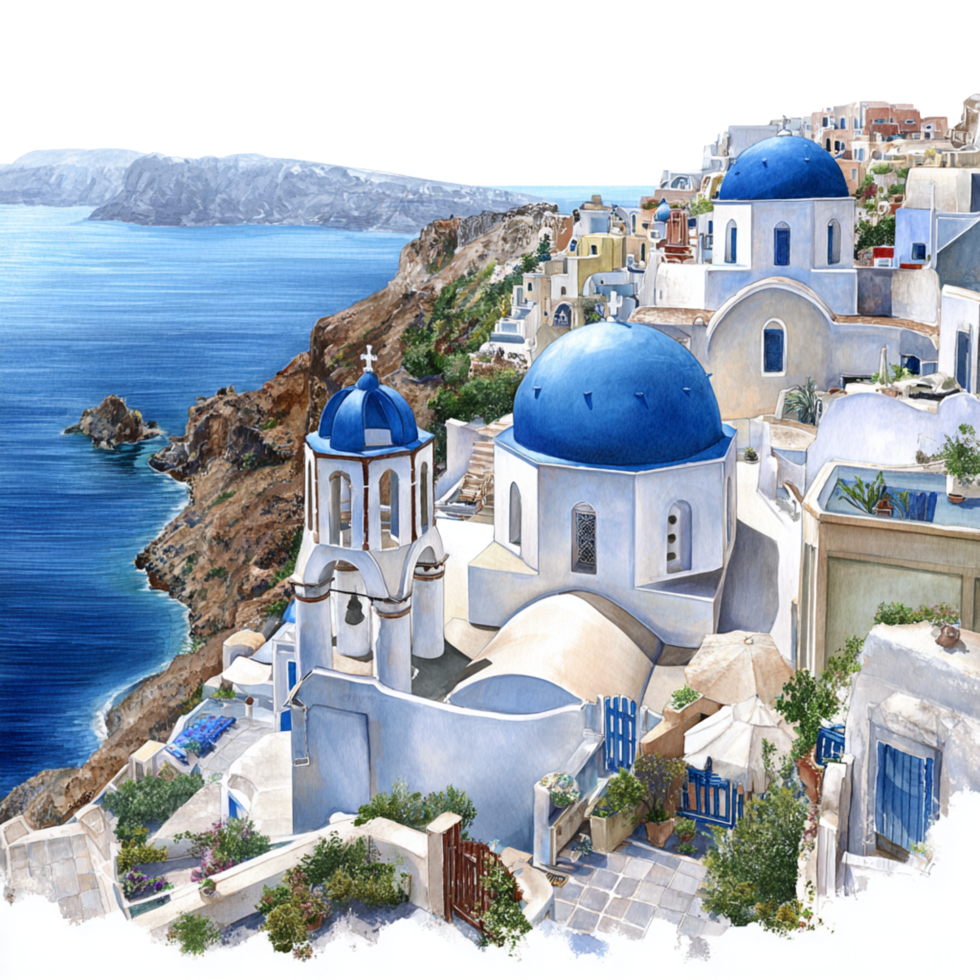 CANVAS TOTE BAGS - GREECE INSPIRED