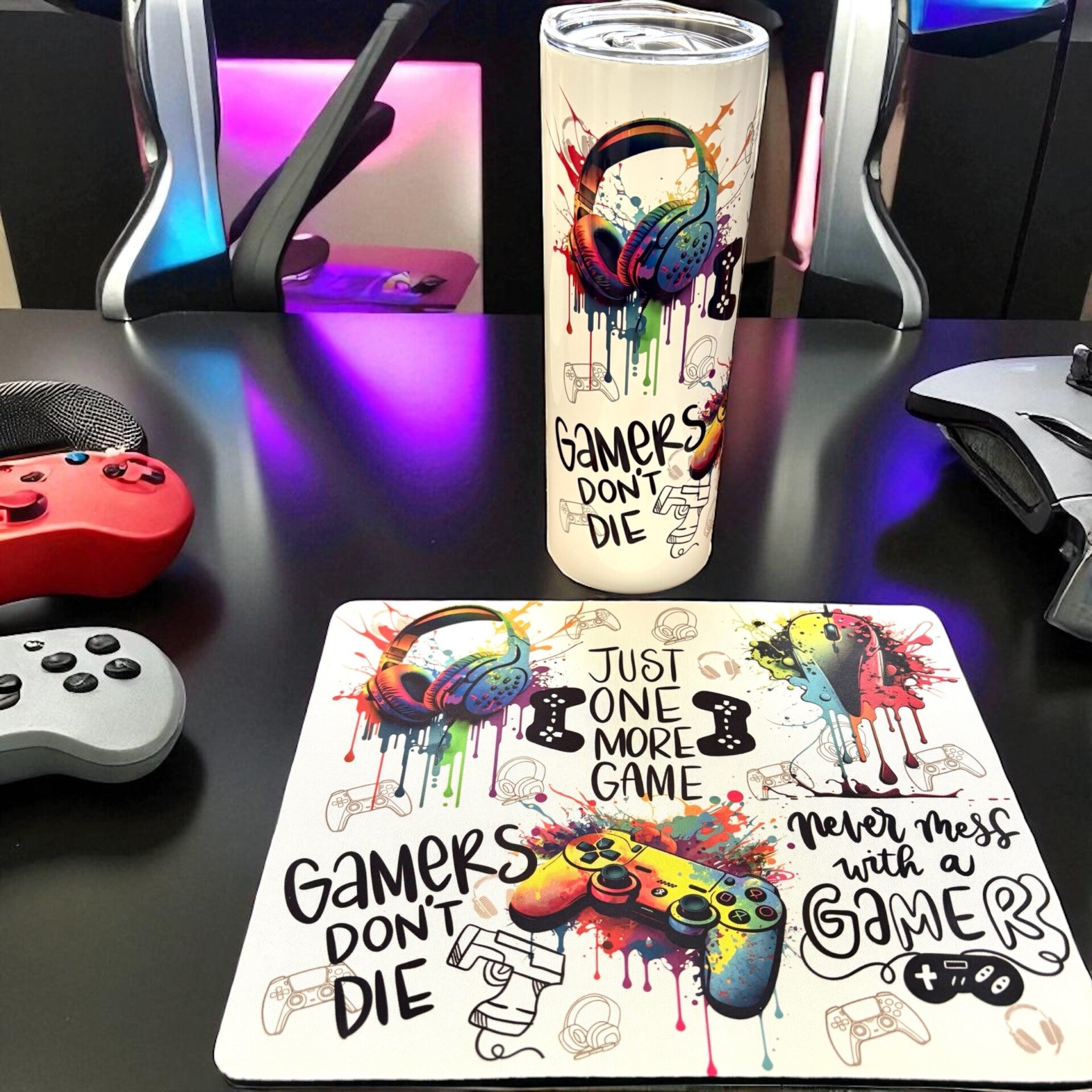 20oz TUMBLER & MOUSE PAD SET