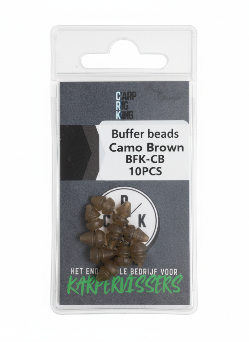 Buffer Beads Camo Brown (10st)