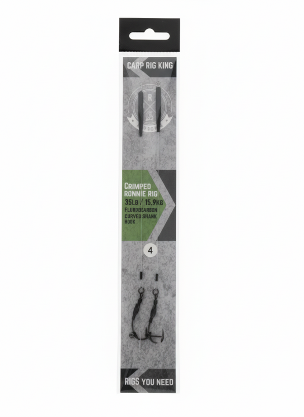 Carp Rig King Crimped Ronnie Rig haakmaat 4