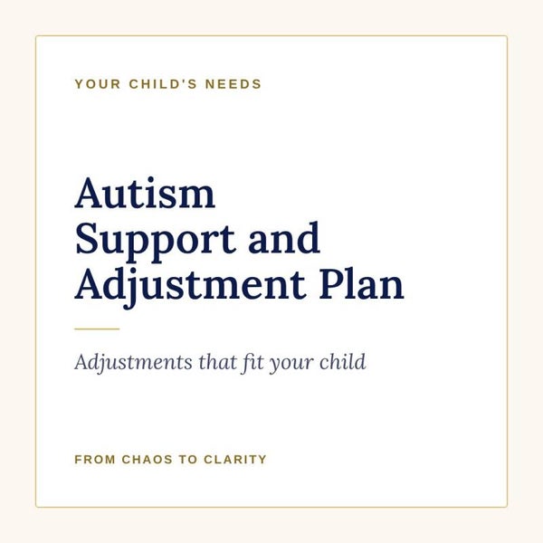 Autism Support and Adjustment Plan