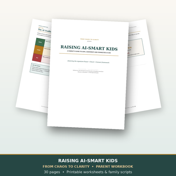 Raising AI Smart Kids