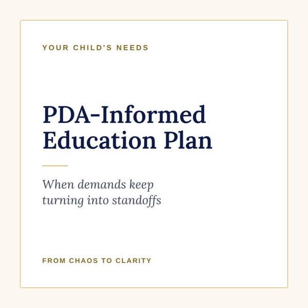 PDA-Informed Education Plan