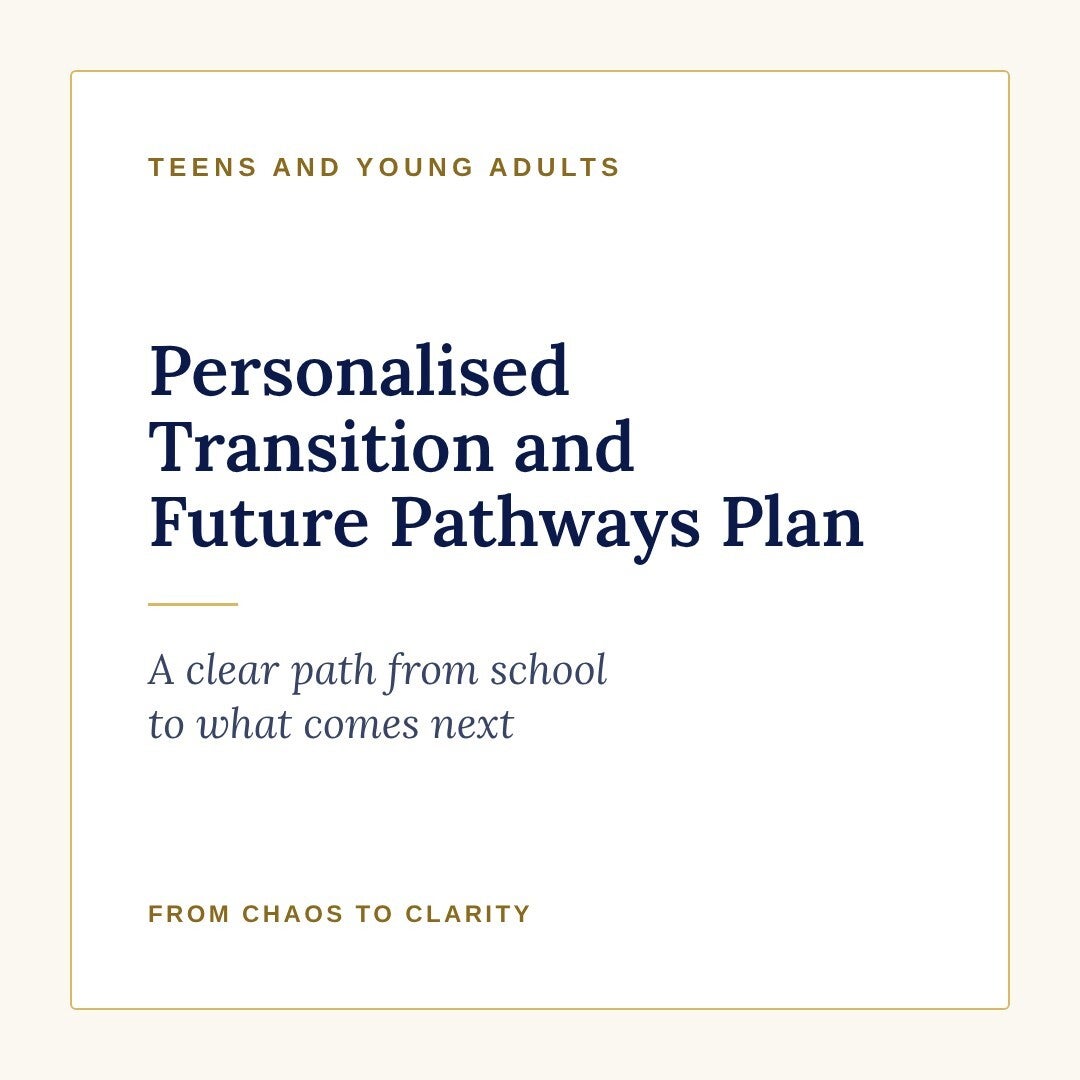 Personalised Transition & Future Pathways Plan