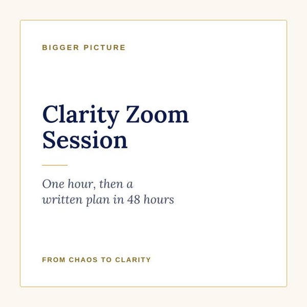 Clarity Zoom Session