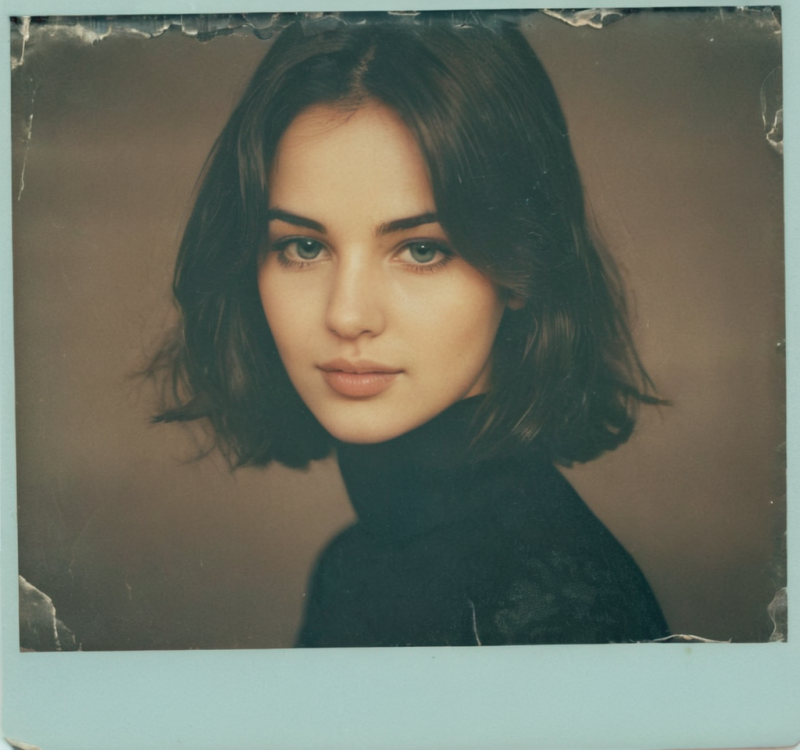 Portret van een vrouw.