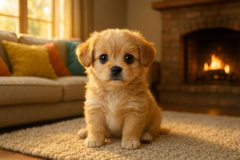 Afbeelding van een pup.