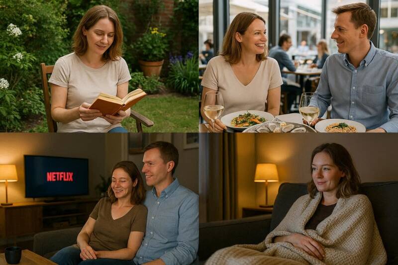 Afbeelding van een ideale vrije dag.