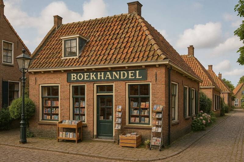 Afbeelding van een boekhandel.
