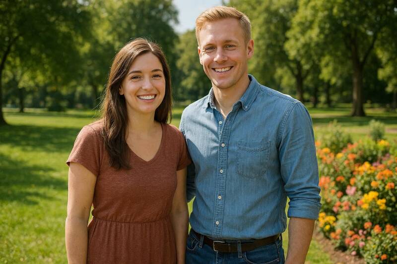 Afbeelding van een echtpaar.