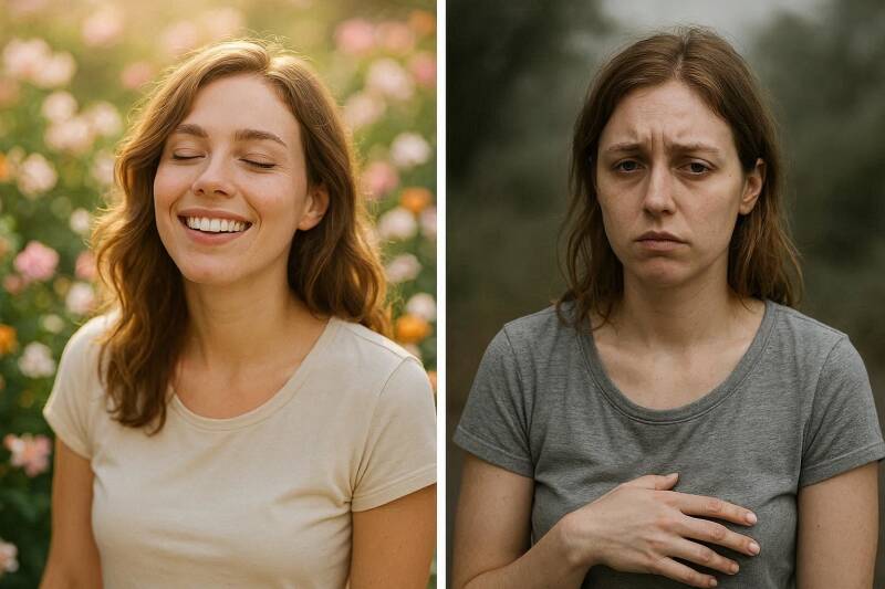Afbeelding van twee vrouwen.