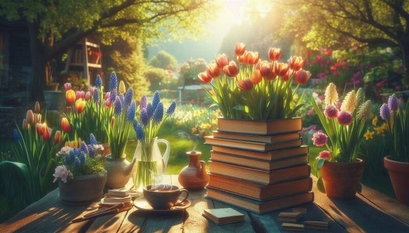 _een-stapel-boeken-buiten-in-de-tuin-op-een-houten-tafel-daaromheen-tulpen-narcissen-of-blauwe-dr-3-standard.jpg