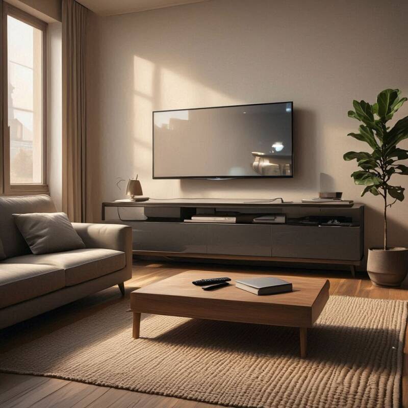 Afbeelding van een woonkamer.