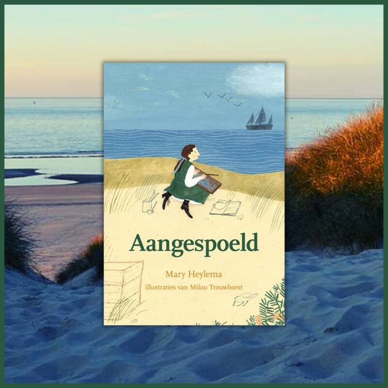 Boek Aangespoeld van Mary Heylema.
