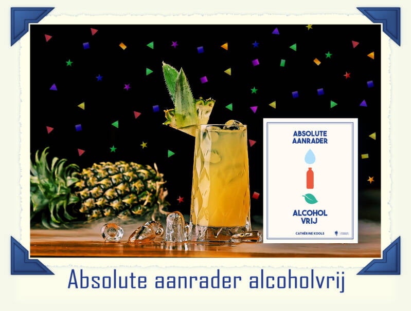 Boek Absolute aanrader alcohol vrij van Cathérine Kools.