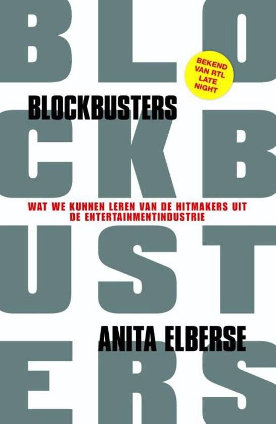 Boek Blockbusters van Anita Elberse.